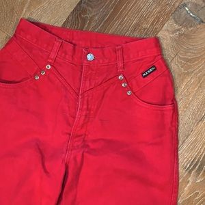 VINTAGE ROCKIES RED DENIM JEANS